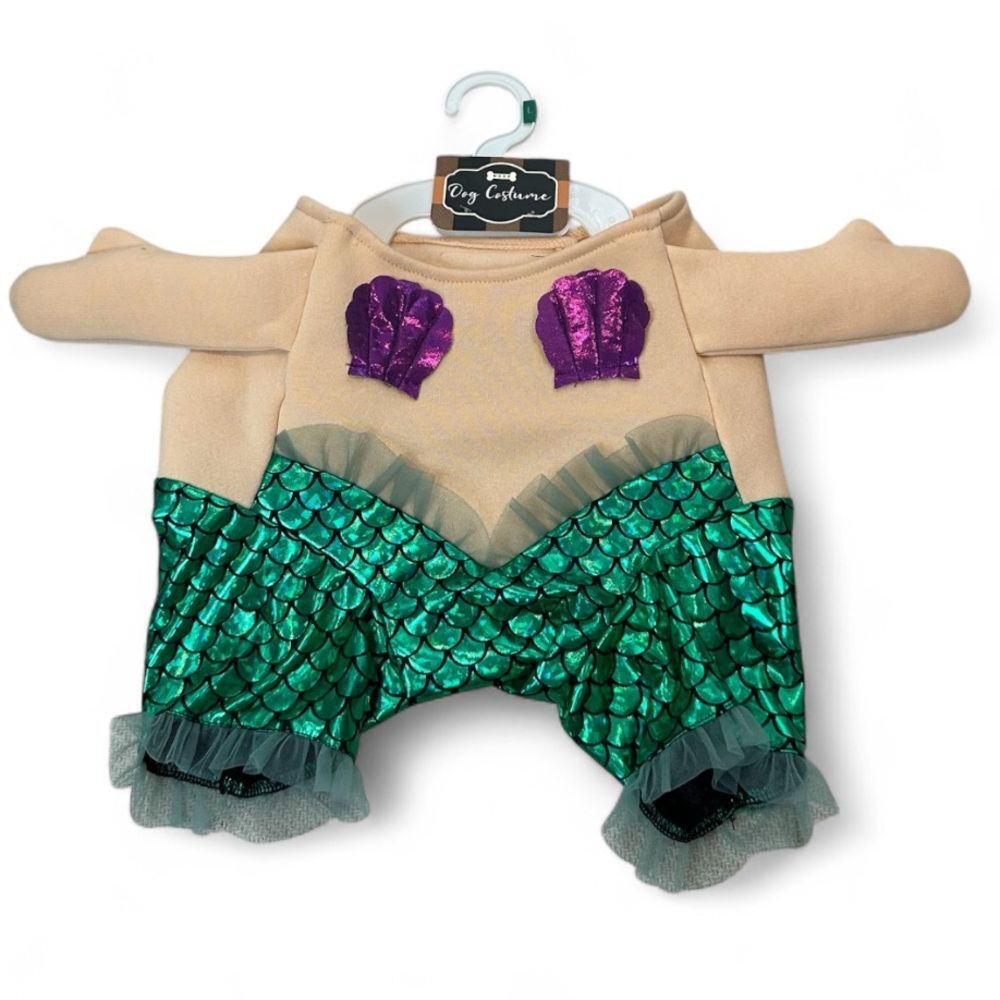 Mermaid Dog Halloween Costume Size Large NWT Puppy Pet